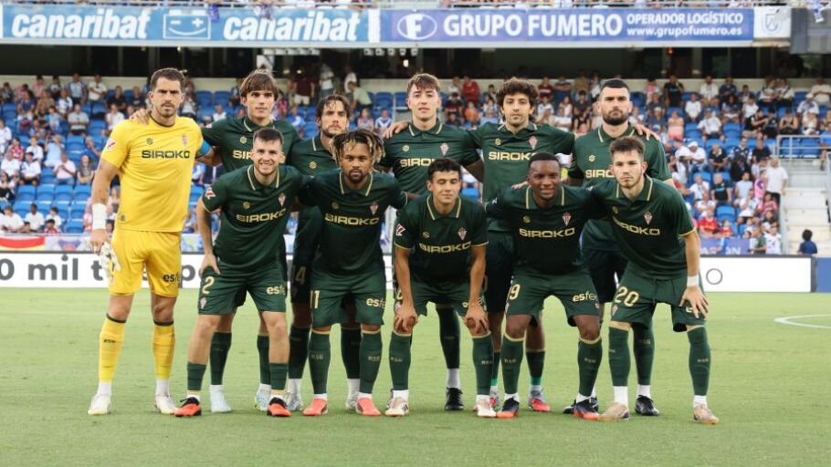 Alineaci&oacute;n del Sporting en Tenerife