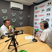 El alcalde de Elche, Pablo Ruz, durante la entrevista.