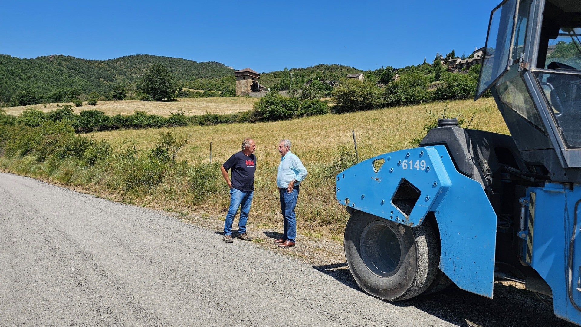 La Diputación de Huesca finaliza el acceso a Sinués La Diputación de Huesca finaliza el acceso a Sinués