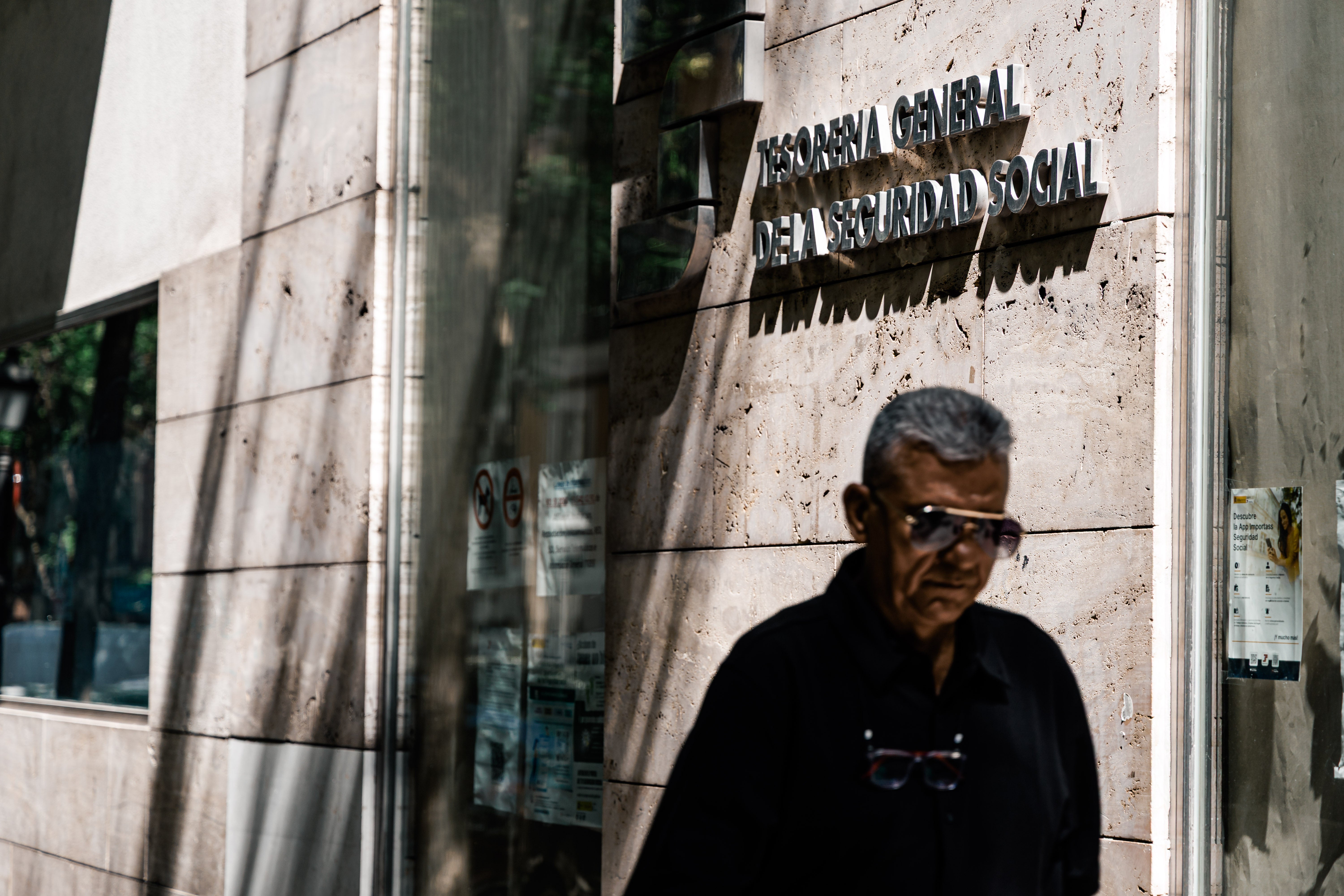 The façade of a Social Security office in Madrid (Spain), on 30 June 2026. The façade of a Social Security office in Madrid (Spain), on 30 June 2026.