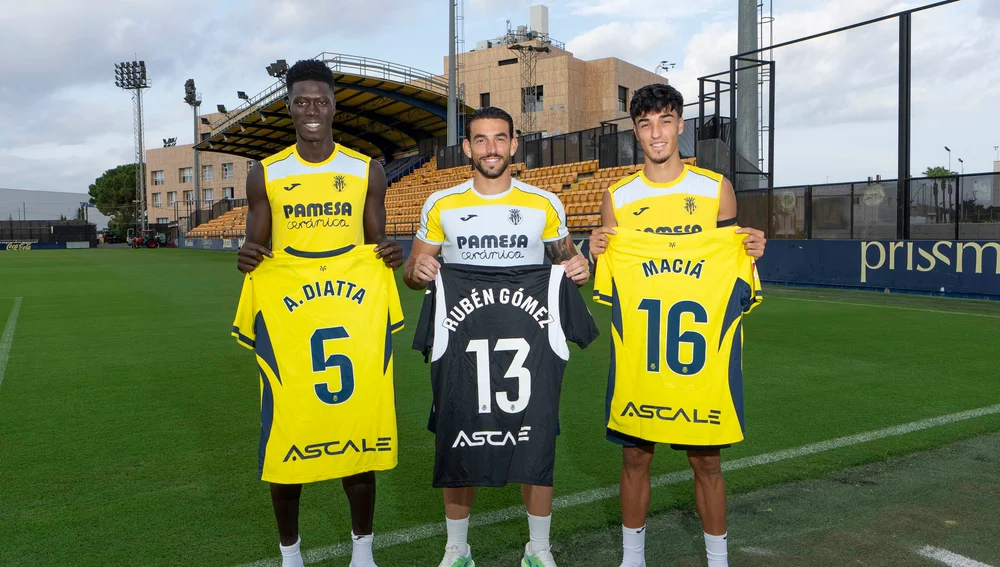 Los tres canteranos del Villarreal CF Los tres canteranos del Villarreal CF