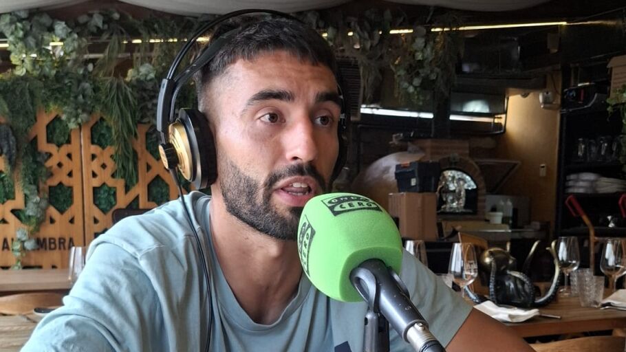 Einar Galilea, jugador del M&aacute;laga CF