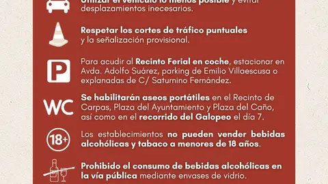Recomendaciones fiestas patronales Tarancón 2026 Recomendaciones fiestas patronales Tarancón 2026