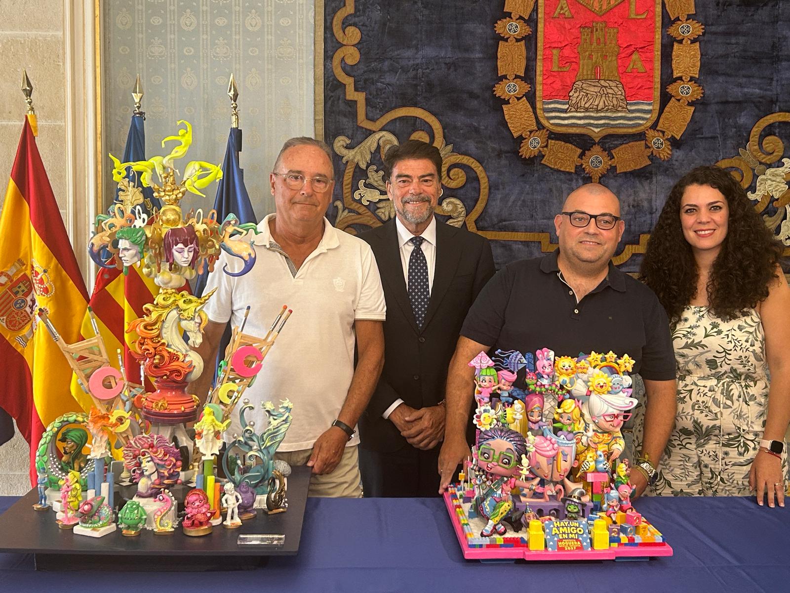 Pedro Espadero y Sergio Gómez vuelven a plantar las Hogueras Oficiales en 2027 Pedro Espadero y Sergio Gómez vuelven a plantar las Hogueras Oficiales en 2027