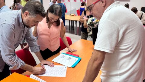 Pere Rostoll presenta oficialmente su candidatura para encabezar las listas del PSOE en Benidorm