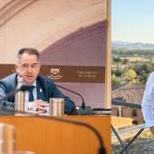 Eloy Madorrán y Esteban Martínez, precandidatos socialista a los ayuntamientos de Logroño y Calahorra