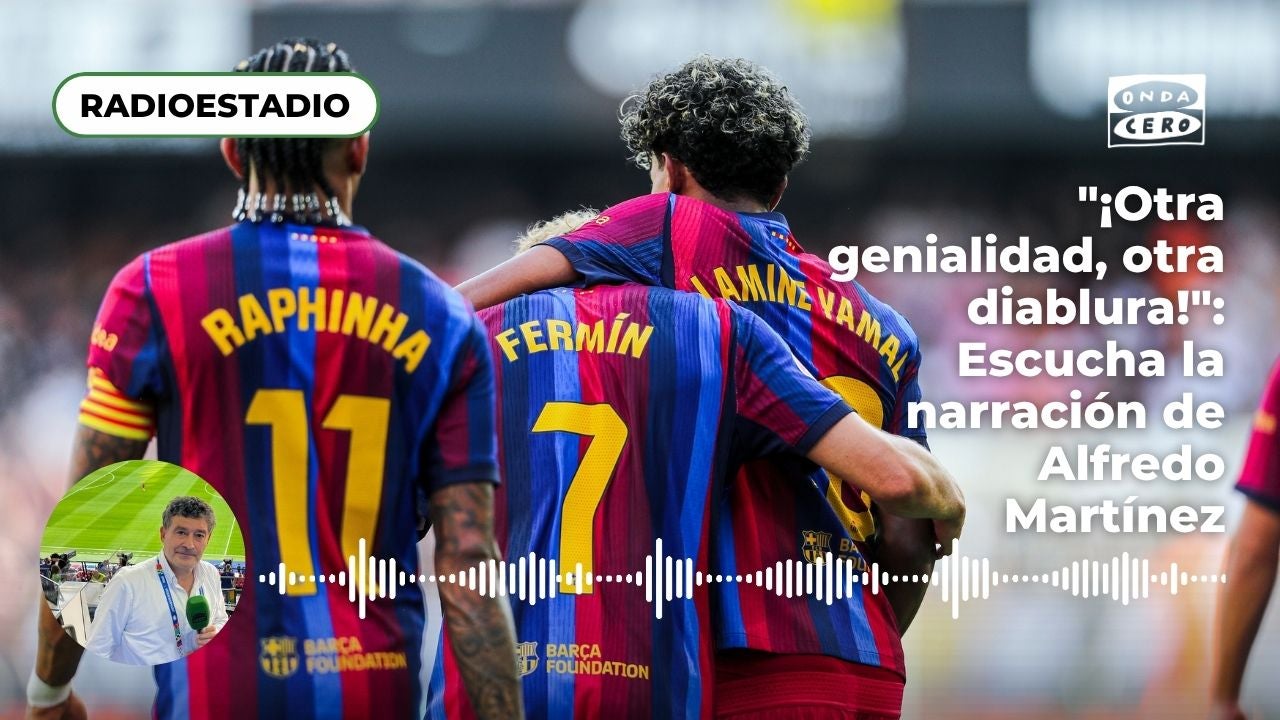 Alfredo Martínez narra el Valencia-Barça Alfredo Martínez narra el Valencia-Barça