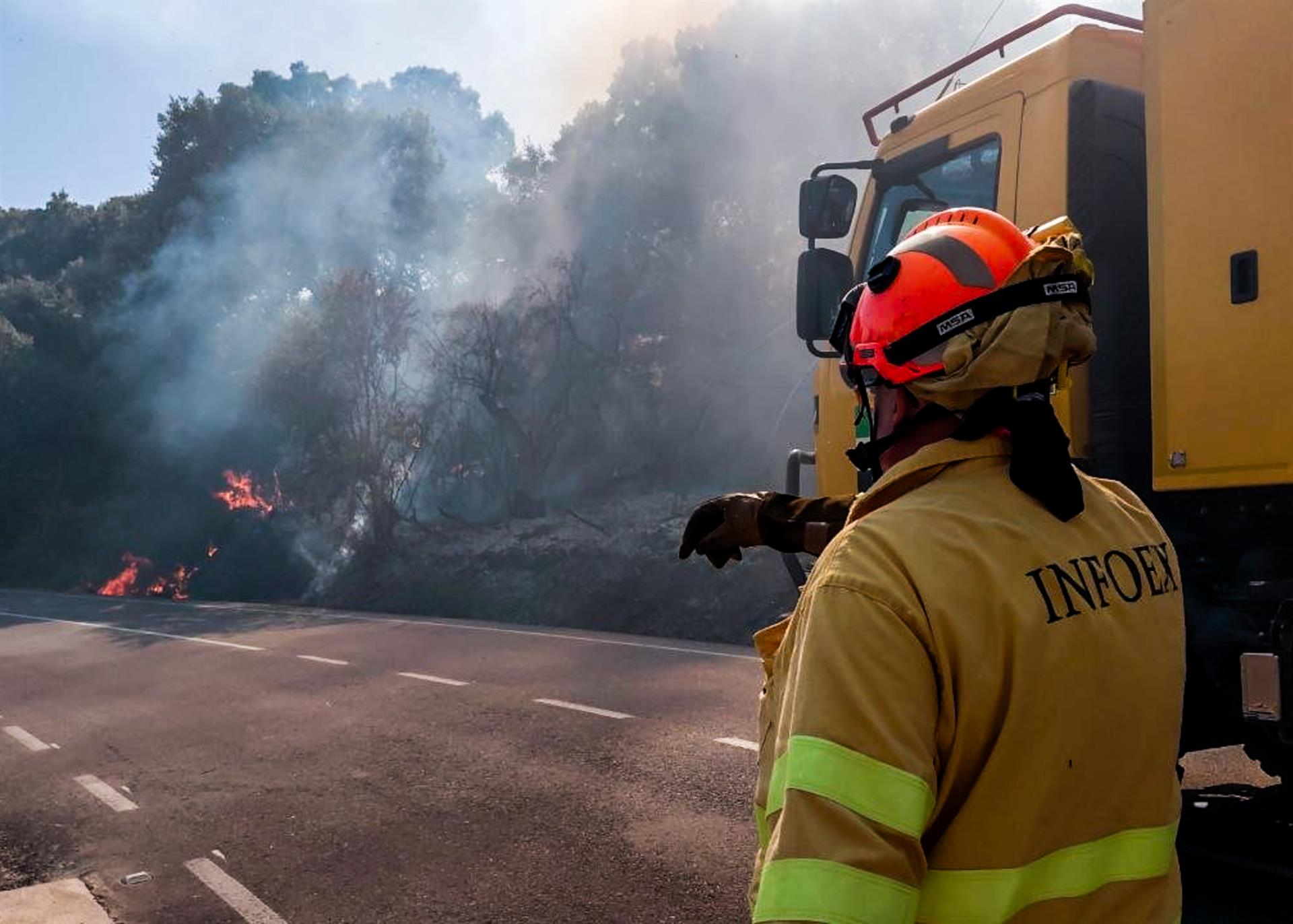 El Infoex interviene en 16 incendios forestales en la provincia de Badajoz y 4 en Cáceres en la última semana El Infoex interviene en 16 incendios forestales en la provincia de Badajoz y 4 en Cáceres en la última semana