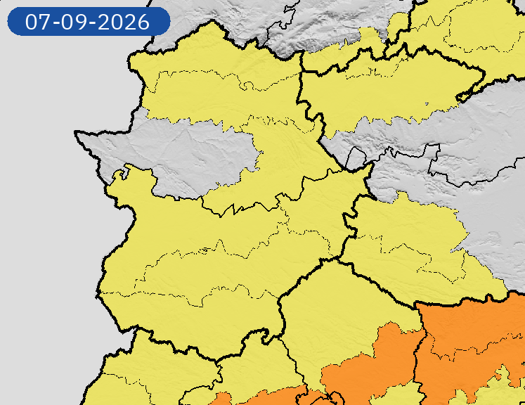 Alerta amarilla activa por altas temperaturas este lunes en toda Extremadura salvo en la meseta cacereña sin avisos Alerta amarilla activa por altas temperaturas este lunes en toda Extremadura salvo en la meseta cacereña sin avisos