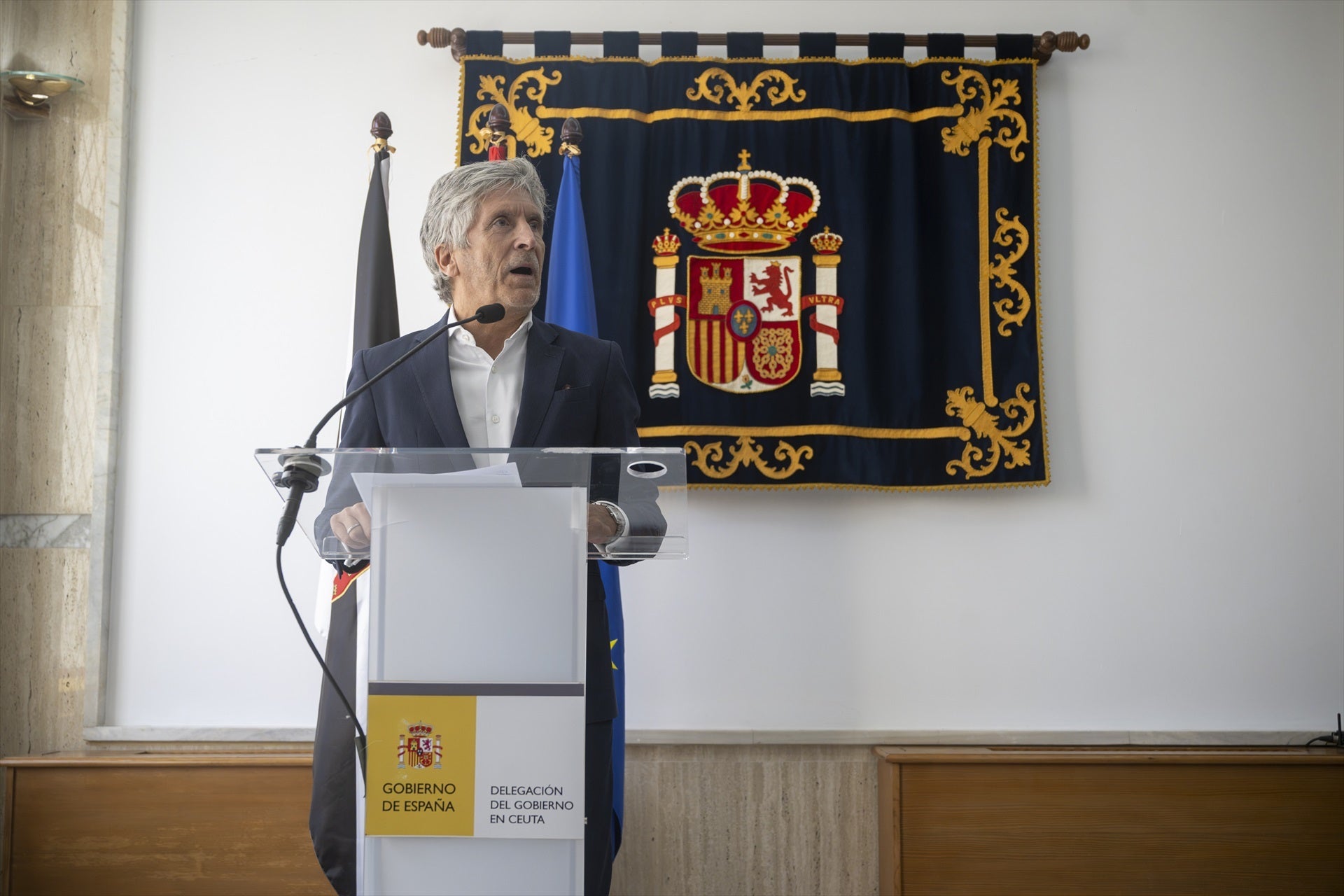 Marlaska confirma el documento con la orientación política de varios periodistas y le resta importancia: "Es un documento de trabajo" Marlaska confirma el documento con la orientación política de varios periodistas y le resta importancia: "Es un documento de trabajo"