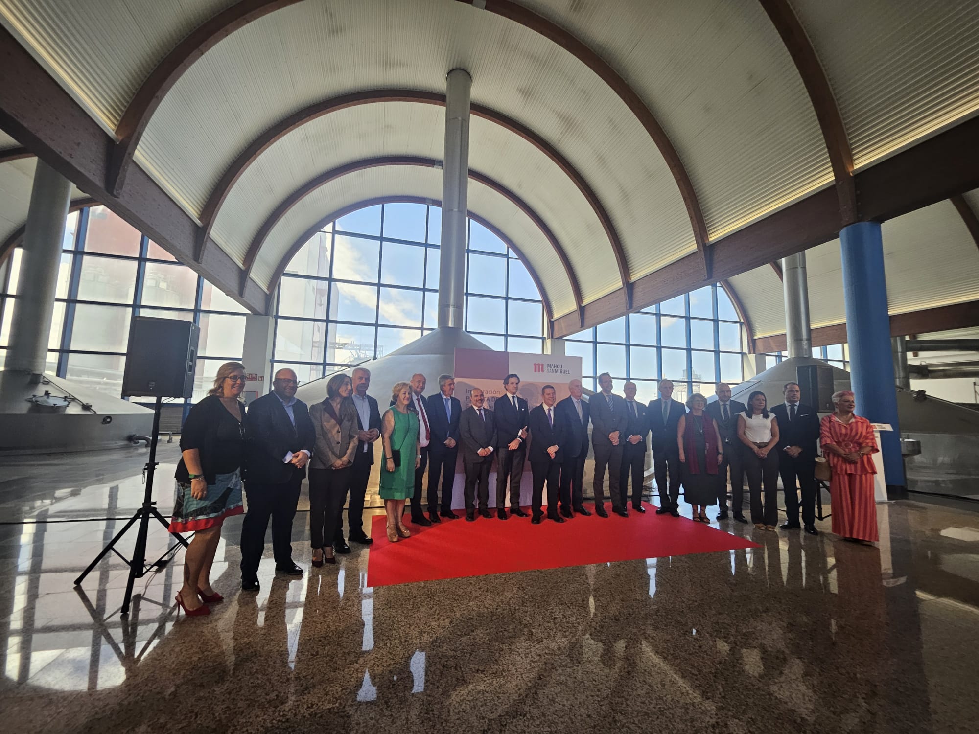Se inaugura la planta de biomasa de la fábrica Mahou San Miguel en Alovera Se inaugura la planta de biomasa de la fábrica Mahou San Miguel en Alovera