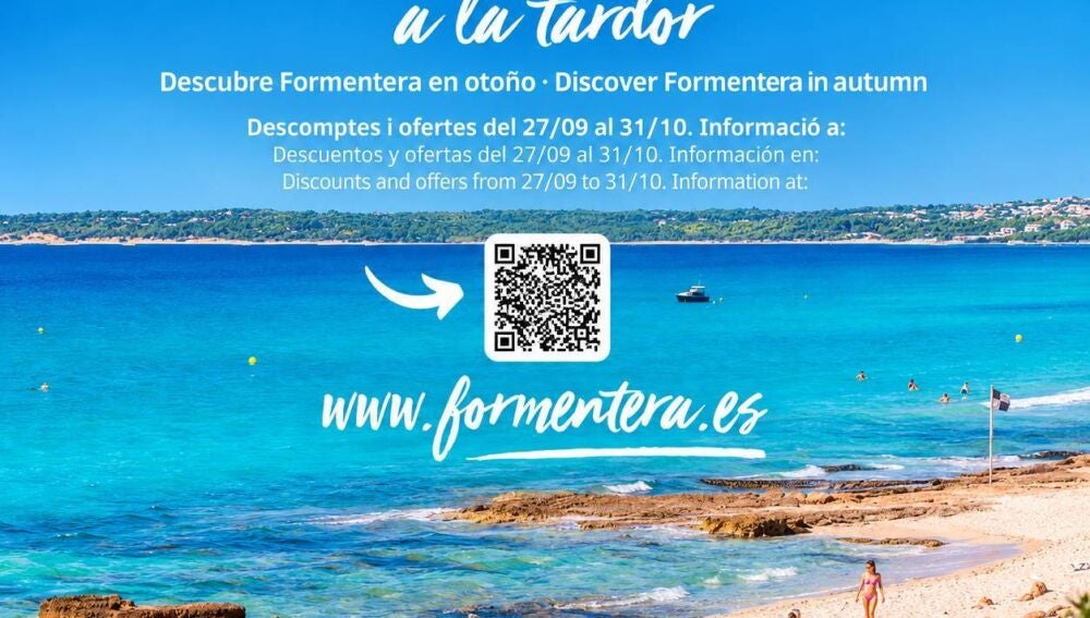 Campaña pra promocionar Formentera fuera del los meses de verano