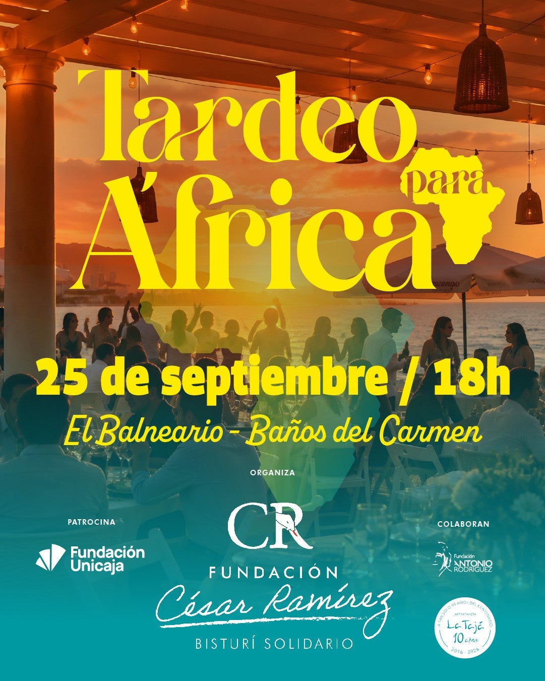 Bisturí Solidario vuelve a unir a Málaga en un tardeo que "salvará vidas" el próximo 25 de septiembre en El Balneario Bisturí Solidario vuelve a unir a Málaga en un tardeo que "salvará vidas" el próximo 25 de septiembre en El Balneario