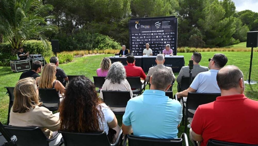 Presentación del campeonato nacional de golf para personas con discapacidad intelectual 