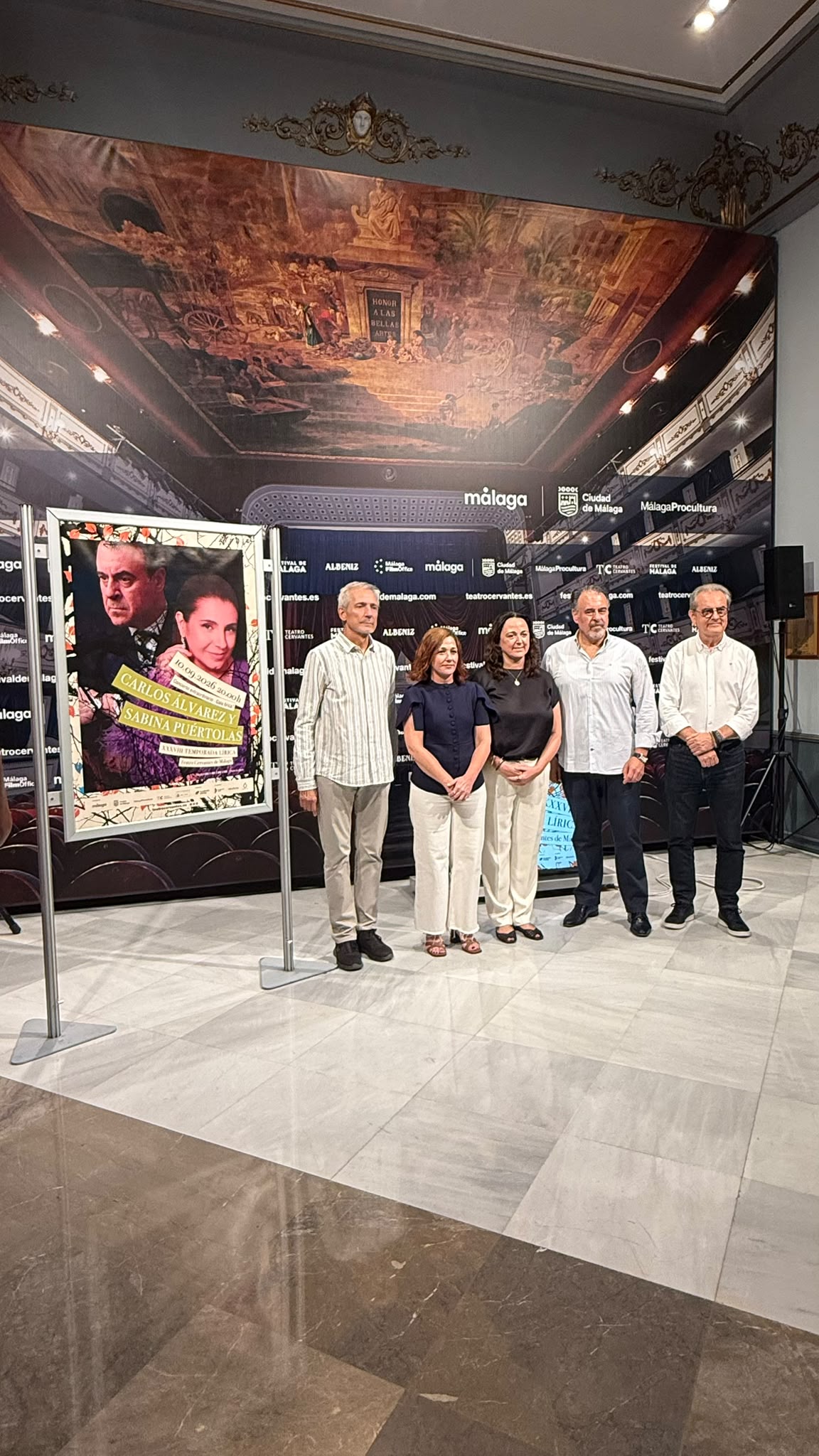 Carlos Álvarez y Sabina Puértolas abren la 38ª Temporada Lírica del Teatro Cervantes en Málaga Carlos Álvarez y Sabina Puértolas abren la 38ª Temporada Lírica del Teatro Cervantes en Málaga