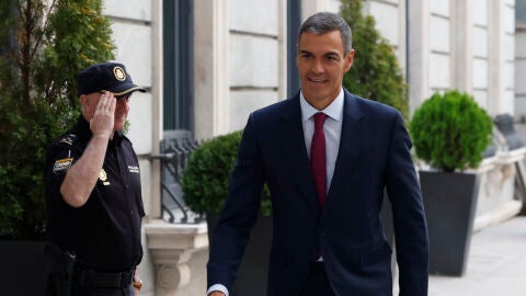 El presidente del Gobierno, Pedro Sánchez, a su llegada al Congreso de los Diputados / EFE/ J.J. Guillén El presidente del Gobierno, Pedro Sánchez, a su llegada al Congreso de los Diputados / EFE/ J.J. Guillén