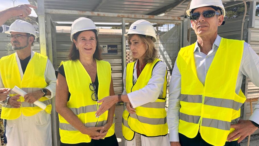 Visita sanidad obras hospital
