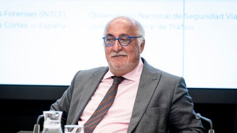 Pere Navarro, director general de Tr&aacute;fico, durante una presentaci&oacute;n 