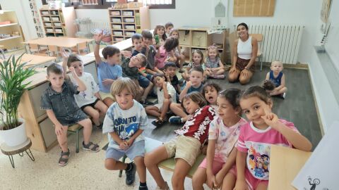 Los niños de 5 años del CEIP Labritja han sido los protagonistas de la vuelta al cole Los niños de 5 años del CEIP Labritja han sido los protagonistas de la vuelta al cole