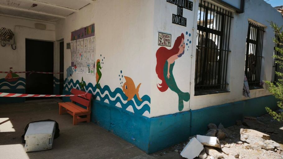 Una de las sedes de los colegios rurales de Conil