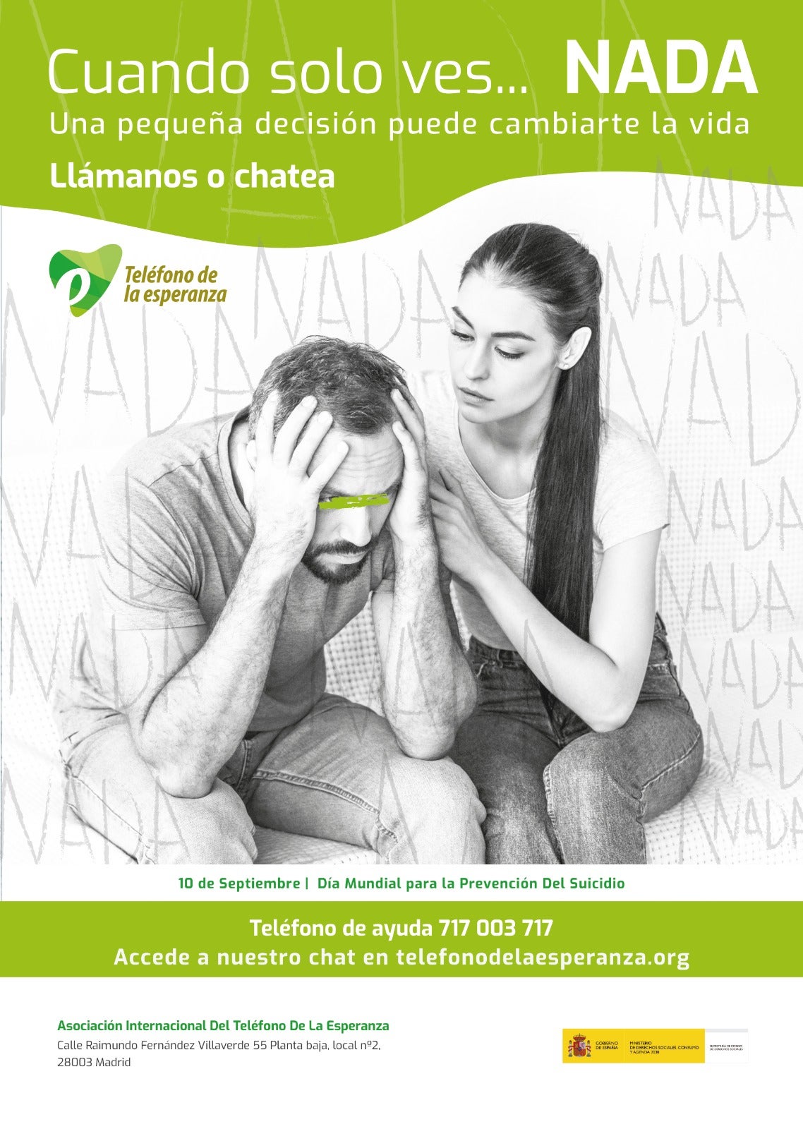 Aumentan las peticiones de ayuda al Teléfono de la Esperanza por conducta suicida Aumentan las peticiones de ayuda al Teléfono de la Esperanza por conducta suicida