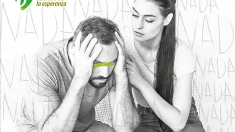 Cartel de la campaña "Cuando solo ves NADA" del Teléfono de la Esperanza. Cartel de la campaña "Cuando solo ves NADA" del Teléfono de la Esperanza.