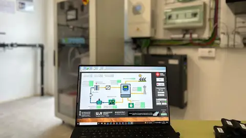 Espaitec incorpora noves tecnologies per a la gestió intel·ligent del seu demostrador d'hidrogen verd de la mà de l'INAM-UJI amb el suport d'Abervian Espaitec incorpora noves tecnologies per a la gestió intel·ligent del seu demostrador d'hidrogen verd de la mà de l'INAM-UJI amb el suport d'Abervian