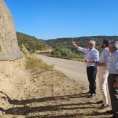 La Diputación refuerza la seguridad de la carretera de Adahuesca tras estabilizar sus taludes