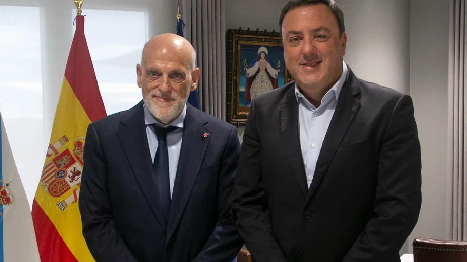 Javier Tebas y Valentín González Formoso