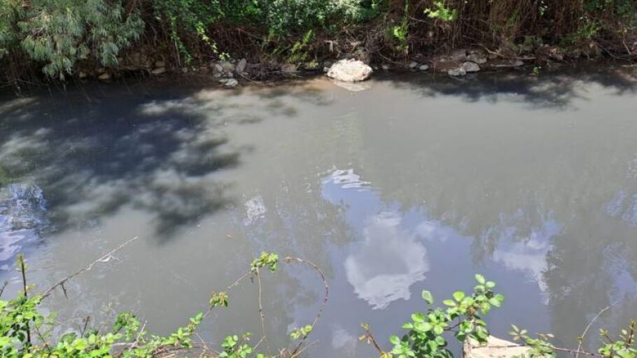 El r&iacute;o Ubrique con contaminaci&oacute;n