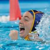Maica García celebra la medalla de oro conseguida en los JJOO de 2024