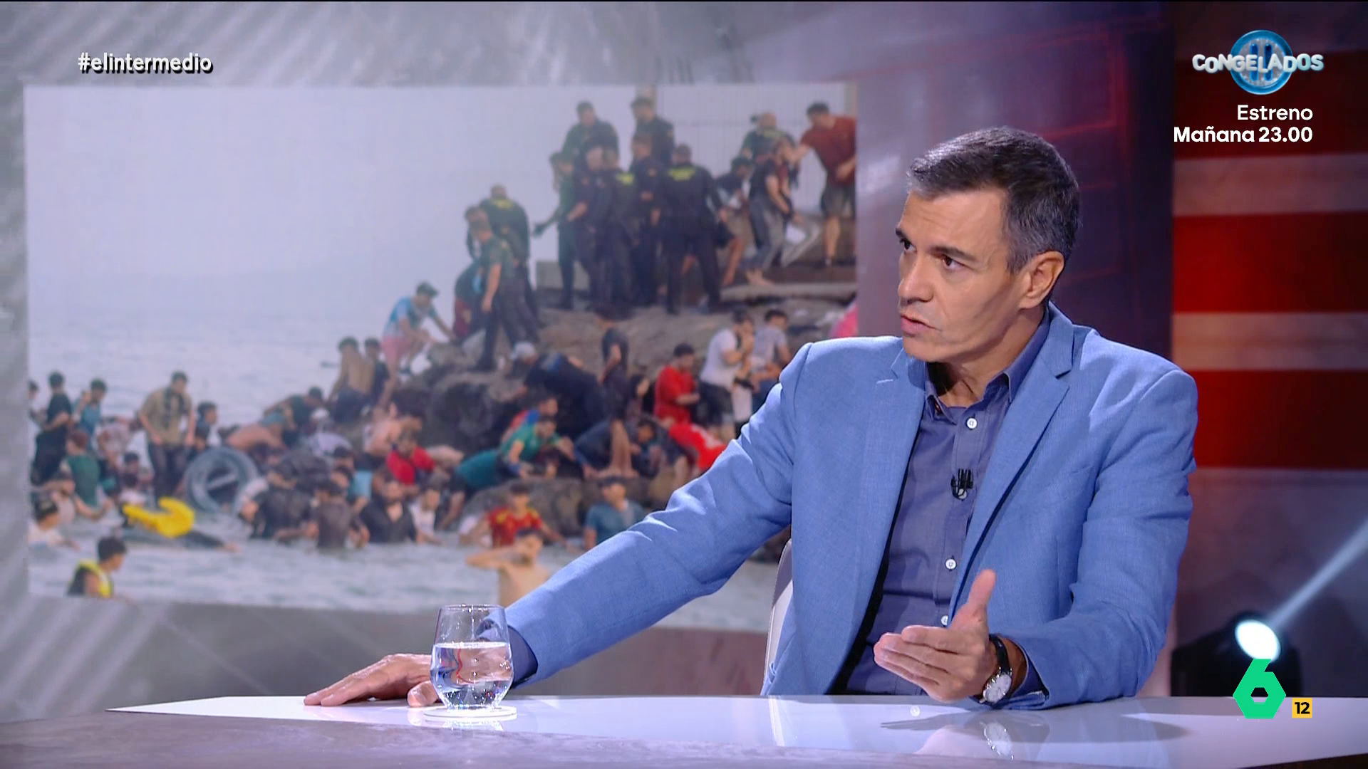 Sánchez niega un chantaje de Marruecos y pide paciencia hasta "final de año" para "arreglar" la crisis de Ceuta Sánchez niega un chantaje de Marruecos y pide paciencia hasta "final de año" para "arreglar" la crisis de Ceuta