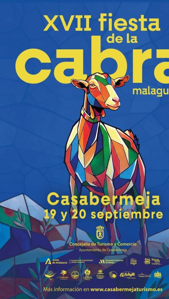Cartel de la XVII Fiesta de la Cabra Malagueña