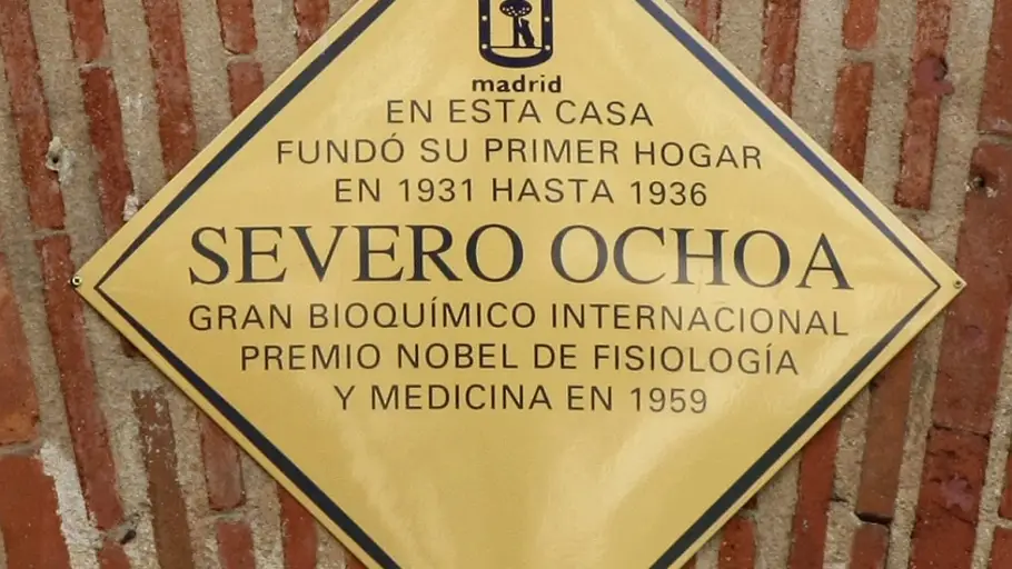 Placa de Severo Ochoa Placa de Severo Ochoa
