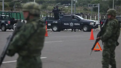 Imagen de archivo de la Policía Federal de México. Imagen de archivo de la Policía Federal de México.