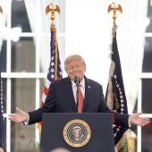 El presidente de Estados Unidos, Donald Trump, en la Casa Blanca