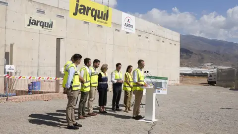 Las obras para garantizar el abastecimiento urbano con agua desalada en El Ejido alcanzan el 85% Las obras para garantizar el abastecimiento urbano con agua desalada en El Ejido alcanzan el 85%