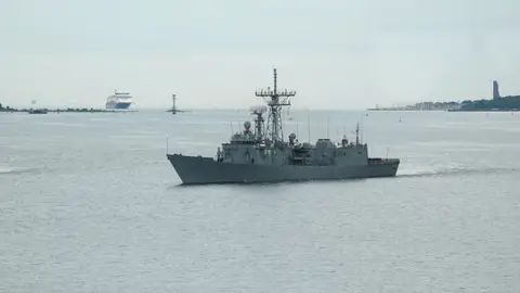 Un barco de la OTAN en Polonia Un barco de la OTAN en Polonia