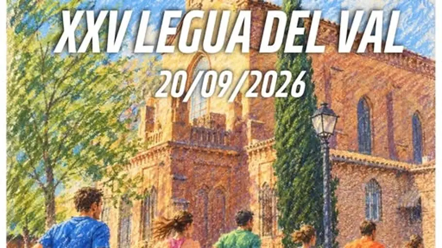 La Legua del Val cumple este domingo 25 años en Alcalá de Henares Cartel de la XXV edición de la Legua del Val