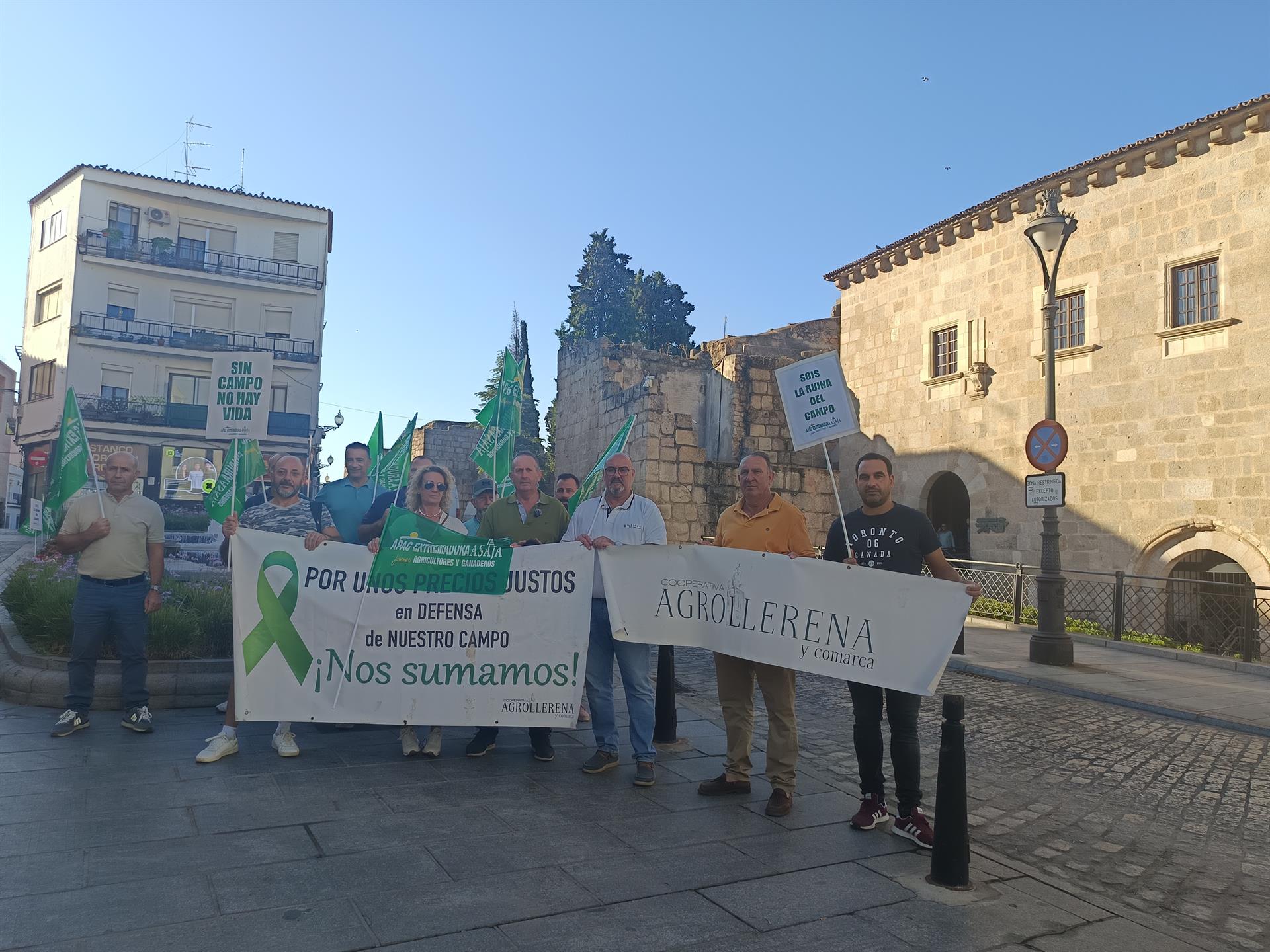 APAG Extremadura Asaja inicia una protesta ante la Presidencia de la Junta para exigir ayudas al cereal de invierno APAG Extremadura Asaja inicia una protesta ante la Presidencia de la Junta para exigir ayudas al cereal de invierno