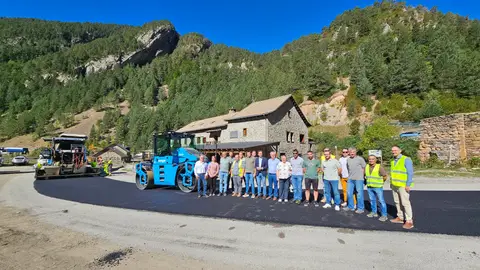 Arranca el asfaltado de la pista de Bujaruelo Arranca el asfaltado de la pista de Bujaruelo