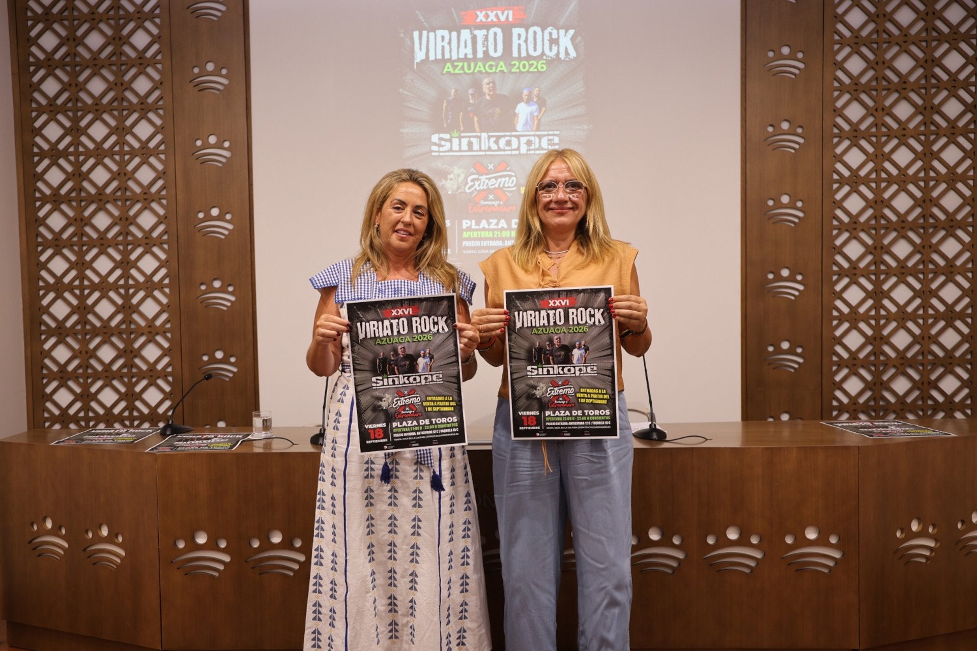 El XXVI Festival Viriato Rock ofrece este viernes en Azuaga las actuaciones de Sínkope y un homenaje a Extremoduro El XXVI Festival Viriato Rock ofrece este viernes en Azuaga las actuaciones de Sínkope y un homenaje a Extremoduro