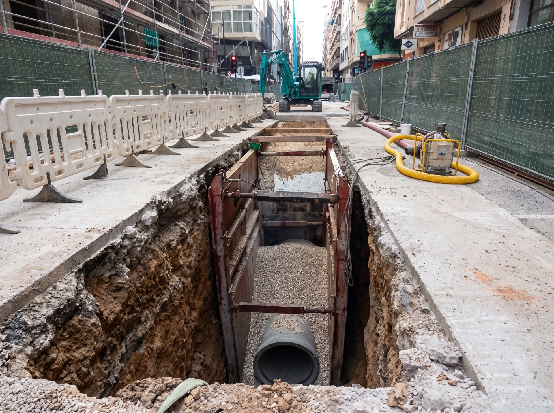 Las obras de saneamiento en la calle Reyes Católicos (Óscar Esplá - Portugal) acabarán en noviembre Las obras de saneamiento en la calle Reyes Católicos (Óscar Esplá - Portugal) acabarán en noviembre