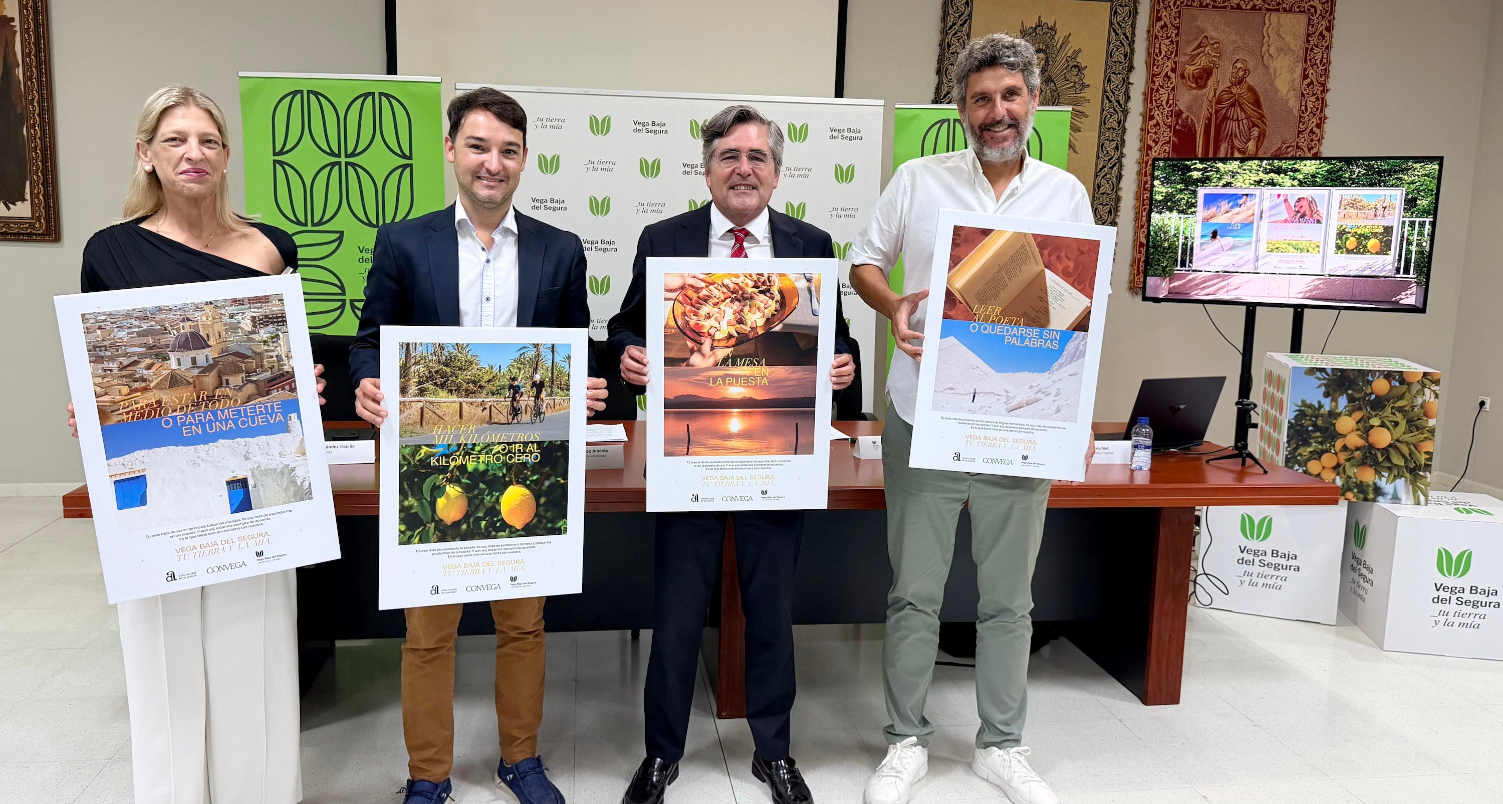 CONVEGA presenta ‘Tu tierra y la mía’, la nueva campaña turística para proyectar la identidad de la Vega Baja CONVEGA presenta ‘Tu tierra y la mía’, la nueva campaña turística para proyectar la identidad de la Vega Baja