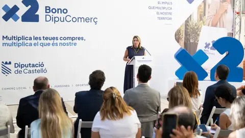 La Diputación de Castellón lanza un bono que duplicará el gasto en comercios de los 135 municipios La Diputación de Castellón lanza un bono que duplicará el gasto en comercios de los 135 municipios