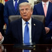 El presidente de Estados Unidos, Donald Trump, en el Despacho Oval de la Casa Blanca
