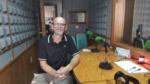 Pepe Soldat, presidente de la SD Portmany en los estudios de Onda Cero Pepe Soldat, presidente de la SD Portmany en los estudios de Onda Cero