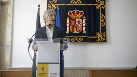 El ministro del Interior, Fernando Grande Marlaska, en una comparecencia durante la crisis en Ceuta El ministro del Interior, Fernando Grande Marlaska, en una comparecencia durante la crisis en Ceuta