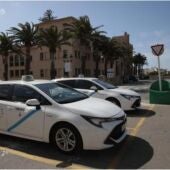 Taxis en la plaça des Born 
