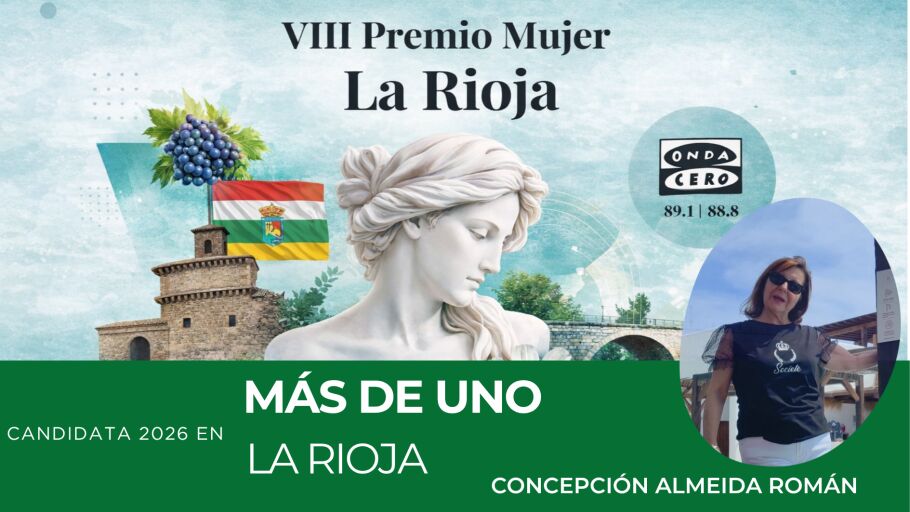 VIII Premio Mujer La Rioja, candidata Concepci&oacute;n Almeida Rom&aacute;n